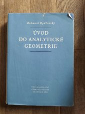 kniha Úvod do analytické geometrie Příručka pro vys. školy, Československá akademie věd 1956