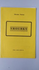 kniha Vroubky (výbor z veršů let 1955-1995), Výbor národní kultury 1996