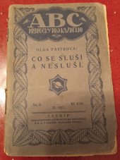 kniha Co se sluší a nesluší (Základní společenská pravidla), Vesmír 1921