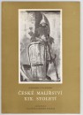 kniha České malířství XIX. století jízdárna Valdštejnského paláce, Národní galerie  1955