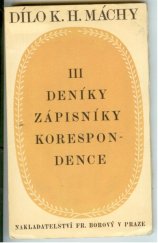 kniha Dílo Karla Hynka Máchy 3., Fr. Borový 1929