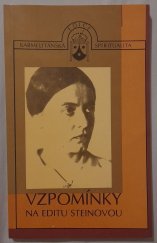 kniha Vzpomínky na Editu Steinovou, Karmelitánské nakladatelství 1992