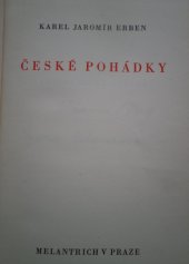 kniha České pohádky, Melantrich 1949