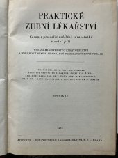 kniha Praktické zubní lékařství  Časopis pro další vzdělání zdravotníků v zubní péči, Avicenum 1970