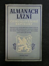 kniha Almanach lázní Československé republiky, Universita Karlova, Balneologický ústav 1949