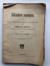 kniha Základové zeměpisu Dle úřed. osnov učeb. pro obec. školy 4-, 5-, 6- a 7třídní, s.n. 1903