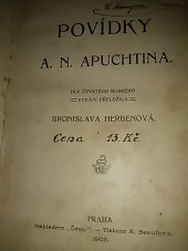 kniha Povídky, Čas 1903