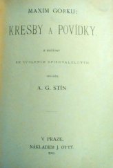 kniha Kresby a povídky, J. Otto 1902