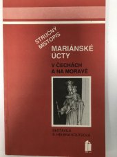 kniha Stručný místopis mariánské úcty v Čechách a na Moravě, Portál 1992