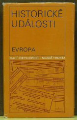 kniha Historické události - Evropa datová příručka, Mladá fronta 1977