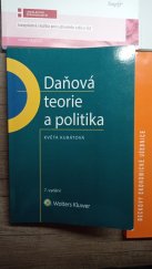 kniha Daňová teorie a politika , Wolters Kluwer 2018