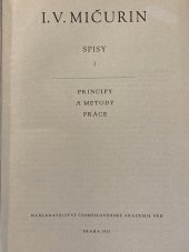 kniha Spisy. 1. [sv.], - Principy a metody práce, Československá akademie věd 1953