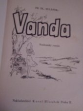 kniha Vanda studentský román, Karel Hloušek 1947