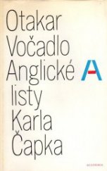 kniha Anglické listy Karla Čapka, Academia 1975