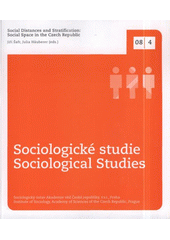 kniha Social distances and stratification social space in the Czech Republic, Institute of Sociology AS CR 2008