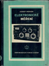 kniha Elektronické měření, SNTL 1954