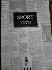 kniha Sport texts, Karolinum  1997