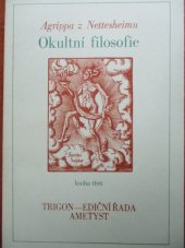 kniha Okultní filosofie. Kniha 3, Trigon 1996