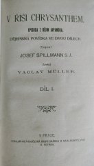 kniha V říši chrysanthem episoda z dějin Japonska : dějepisná povídka ve dvou dílech, V. Kotrba 1908