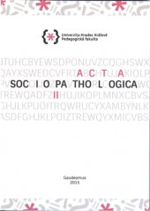 kniha Acta sociopathologica II, Gaudeamus 2015