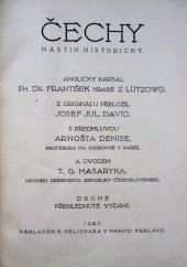 kniha Čechy nástin historický, B. Melichar 1925