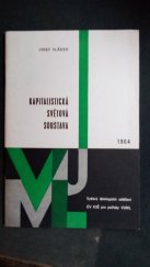 kniha Kapitalistická světová soustava, Nakladatelství politické literatury 1964