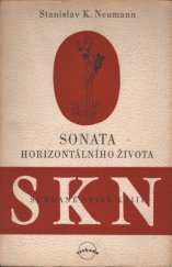 kniha Sonáta horizontálního života Básně 1935-1936, Svoboda 1949