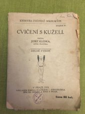 kniha Cvičení s kuželi, Nákladem Sokola pražského 1910
