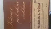 kniha Němčina všem praktický kurs němčiny v 30 hovorech s výkladem, úkoly a slovníčky pro začátečníky, Český rozhlas 1939