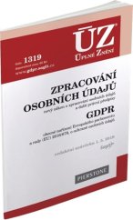 kniha ÚZ 1319 Zpracování osobních údajů, GDPR podle stavu k 1. 5. 2019, Sagit 2019