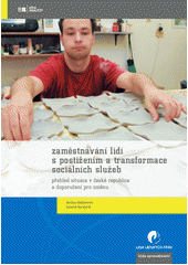 kniha Zaměstnávání lidí s postižením a transformace sociálních služeb přehled situace v České republice a doporučení pro změnu, Liga lidských práv 2012