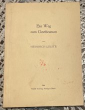kniha Ein Weg zum Goetheanum, Verlag 1944