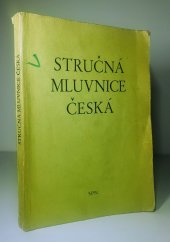 kniha Stručná mluvnice česká, SPN 1968