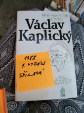 kniha Hrst vzpomínek z mládí, Československý spisovatel 1988