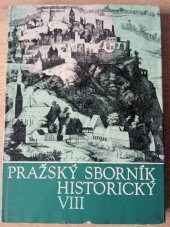 kniha Pražský sborník historický VIII. 1973, Orbis 1973