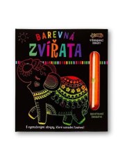 kniha Barevná zvířata - Vyškrabávací obrázky, Svojtka 2023