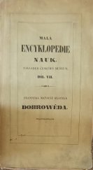 kniha Františka Matauše Klácela Dobrowěda, České museum 1847