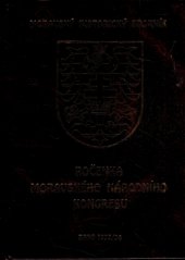 kniha Moravský historický sborník ročenka Moravského národního kongresu, Moravský národní kongres 1995