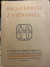 kniha Saga o lidech z Vatnsdalu, Müller a spol. 1929