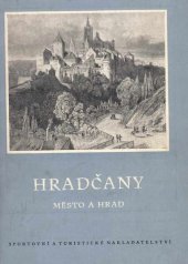 kniha Hradčany město a Hrad, Sportovní a turistické nakladatelství 1959