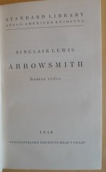 kniha Arrowsmith román vědce, Nakladatelské družstvo Máje 1948