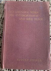 kniha An die mitglieder, Philosophisch Anthroposophischer Verlag am Goetheanum Dornach 1930