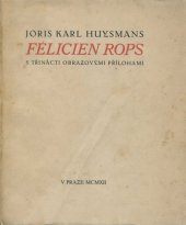 kniha Félicien Rops s třinácti obrazovými přílohami, Kamilla Neumannová 1912