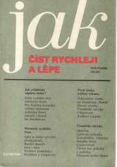 kniha Jak číst rychleji a lépe, Svoboda 1988