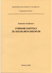 kniha Vybrané kapitoly ze sociálních disciplín, Univerzita Palackého, Pedagogická fakulta 2001