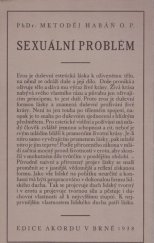 kniha Sexuální problém, Moravan, spolek katolických akademiků 1938
