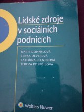 kniha Lidské zdroje v sociálních podnicích, Wolters Kluwer 2016