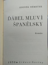 kniha Ďábel mluví španělsky Román, Lidové noviny 1939