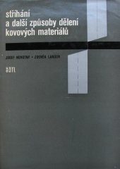 kniha Stříhání a další způsoby dělení kovových materiálů, SNTL 1980