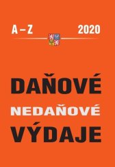 kniha Daňové nedaňové výdaje 2020 A-Z, Poradce 2020